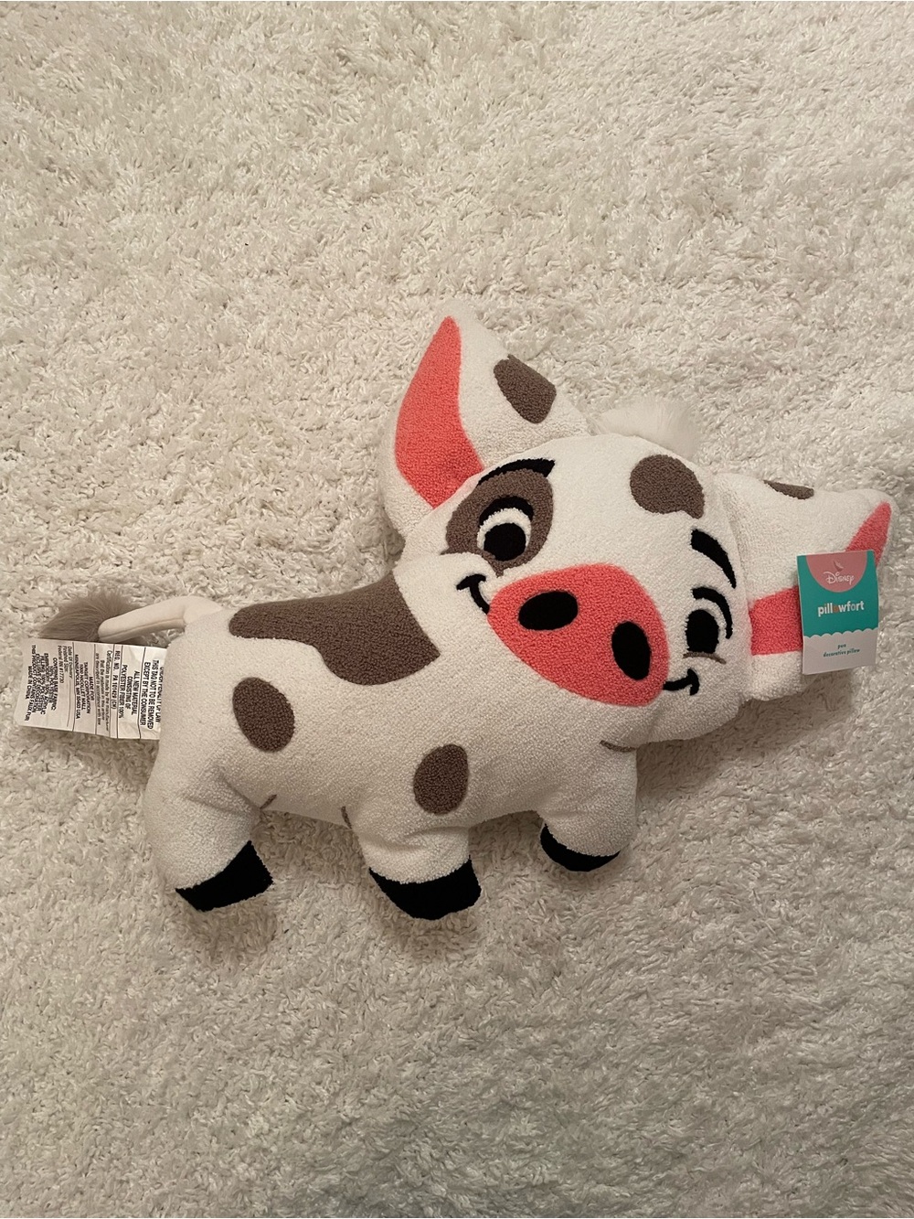 The Disney collection by Pillowfort Princess Moana Sidekick Pua Pillow Buddy NWT